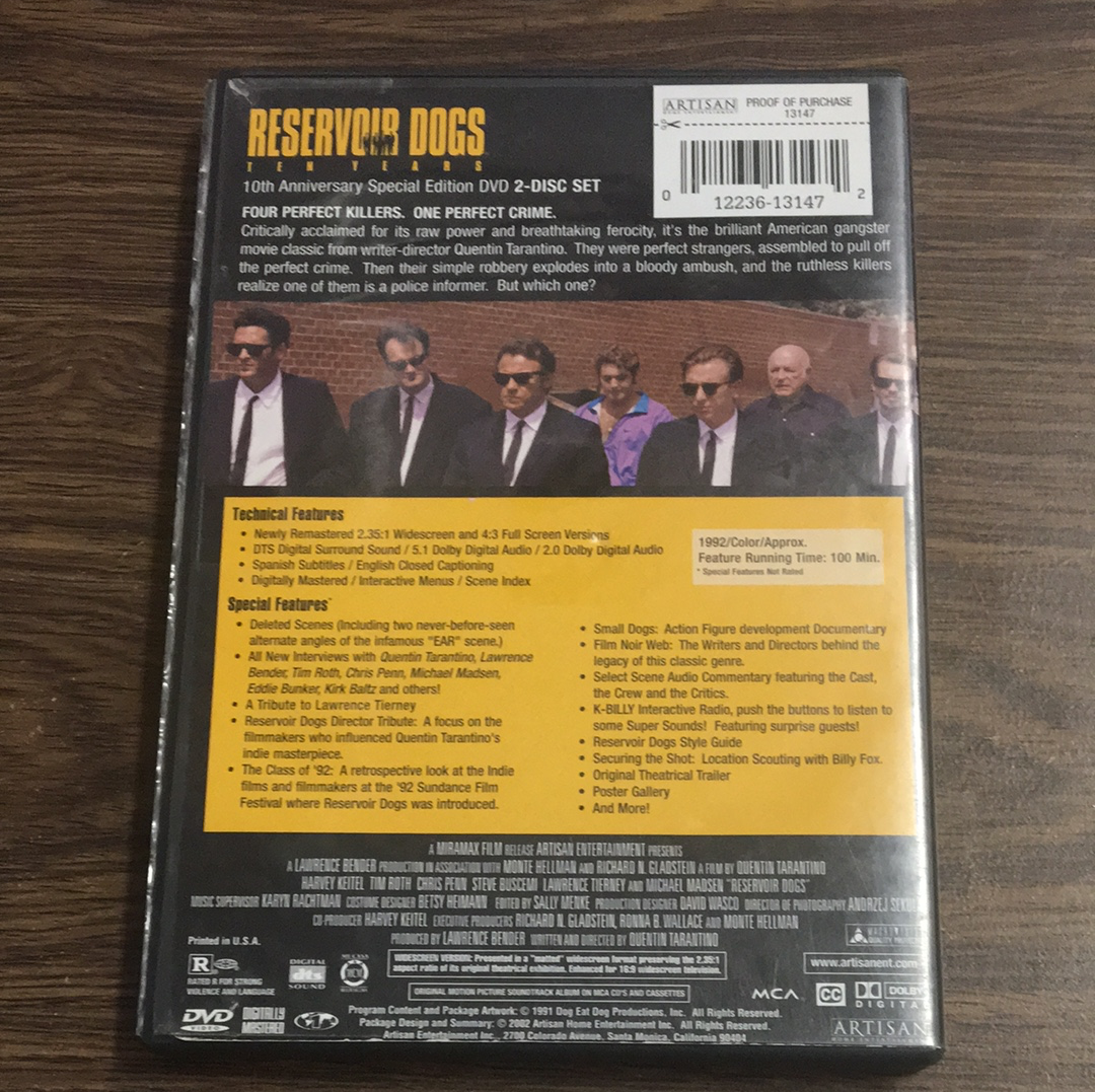 Reservoir Dogs (2) DVD