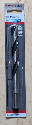 Bosch, HSS twist drill, PointTeQ, 14 mm, reduced shank, 2608577306, DIN 338