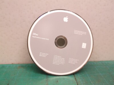 iMac Applications Install DVD AHT version 3A197