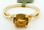 GENUINE 3.10 Cts YELLOW TOPAZ RING 10k YELLOW GOLD - Free Certificate Appraisal — photo 1