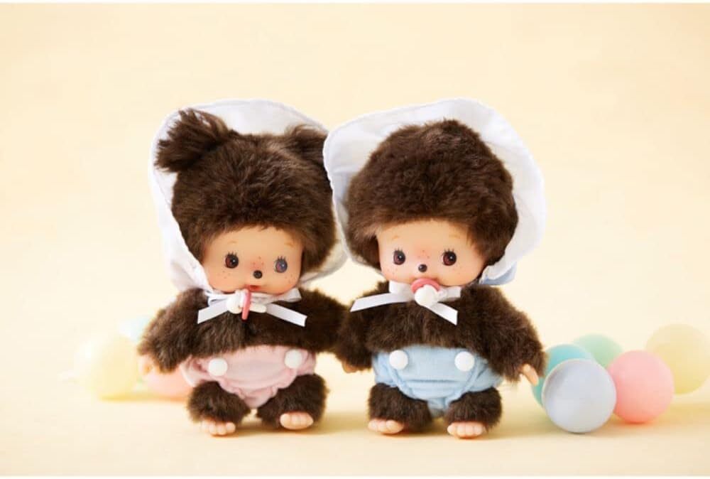 ベビモンチッチ Baby Monchhichi boy & girl Bebichhichi Boy & Girl Baby Monchhichi S size Plush Doll Sekiguchi