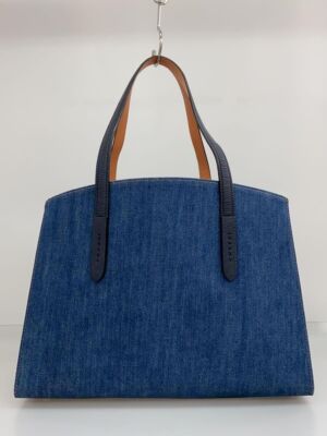 Navy Leather Coach Tote Bag 67334 | eBay