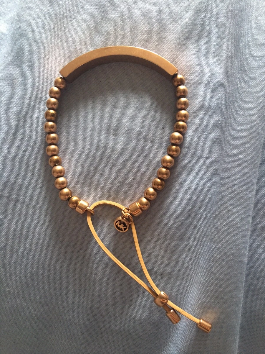 Michael kors beaded best sale bracelet