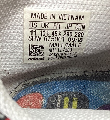 Adidas Men’s NMD Human Race x Pharrell Originals Size 11 Cream | EE7583 | - Picture 8 of 9