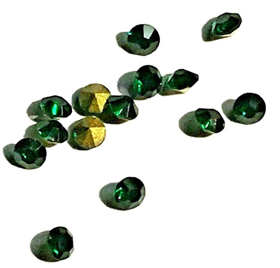 14 pcs Emerald Green Lionel Classification Lamp Jewel Rhinestone Marker Lantern - Image 4 of 4