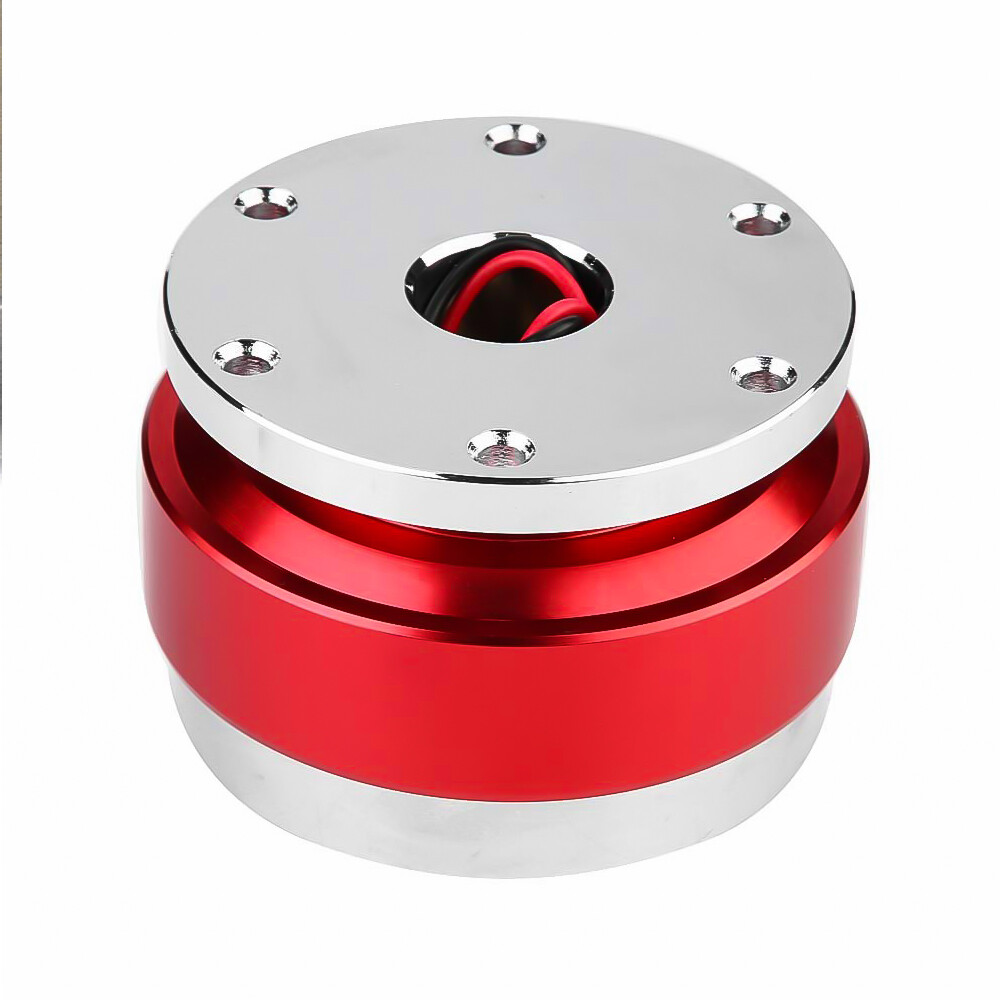Red Universal Car Steering Wheel Quick Release HUB Adapter Snap Off