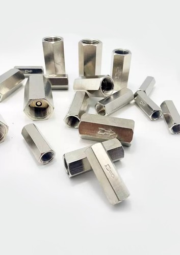 Nickel plated Gas Hydraulic Inline Non Return Check Valve Brass 1/8" 1/4" 3/8" 1 - Picture 1 of 2