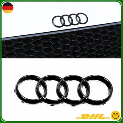 Für Audi A1 A3 A4 A5 Motorhaübe / Kühlergrill Glanzend Embleme 273 x 94 MM