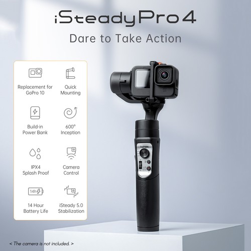 Hohem Isteady Pro 4 3-Axis Gimbal Stabilizer For Gopro 10/9/8/7 Dji Osmo Action - Picture 8 of 17