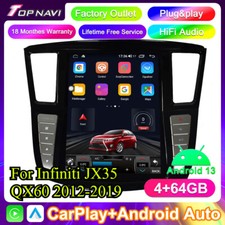 Reproductor de video para automóvil con pantalla estilo Tesla de 12,1"" para Infiniti JX35 QX60 2012-2019 GPS