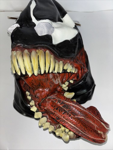 Venom Mask Marvel Superhero Villain Spider-Man Halloween Costume Accessory - Picture 5 of 5