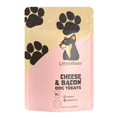 GRAIN FREE, ALL NATURAL , CRUNCHY CHEESE & BACON DOG TREATS MADE IN THE USA