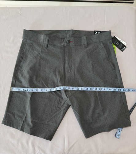 Burnside Herren Walkshort Hybrid Shorts Größe 38 Länge 20" meliert anthrazit - neu mit Etikett - Bild 5 von 10
