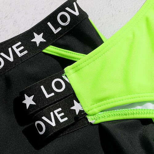 Kids Girls Bathing Suit 3Pcs Swimwear Athletic Swimsuits Surfing Stylish Loose - Picture 8 of 22