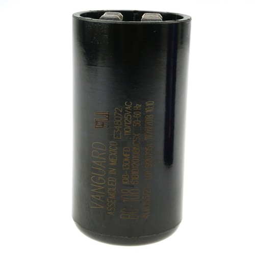 Condensador de arranque de motor eléctrico Vanguard BC-108, 108-130 uF, 110-125 VAC, 50/60Hz - Imagen 3 de 12