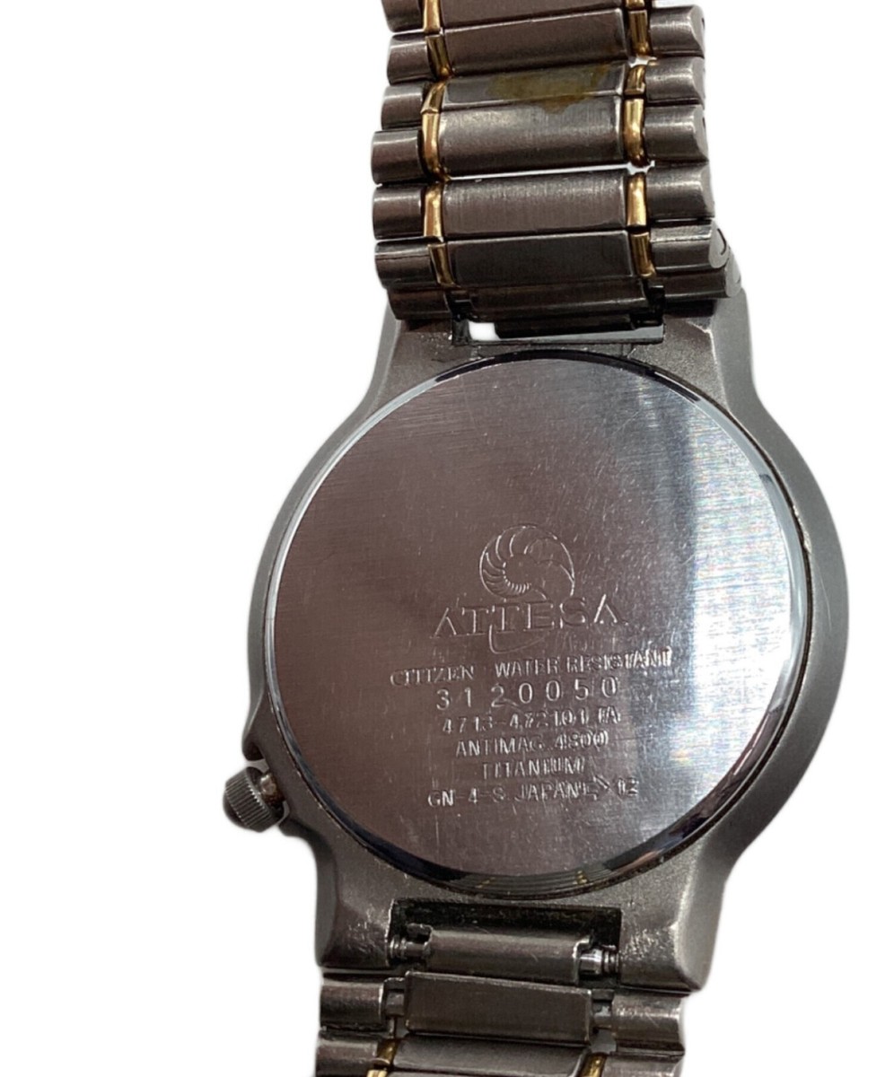 限定4900本　CITIZEN 1998 Limited Edition CITIZEN ATESA 4713-472101 Women's Watch White Dial Analog Round