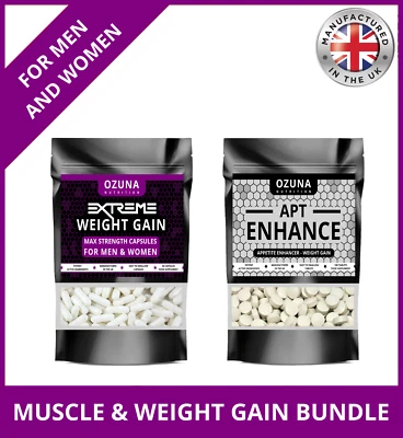 OZUNA NUTRITION Supplements For Gym BULKING Stack - Men & Women Gain Weight & Muscle GET BIGGER!