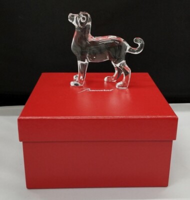 Baccarat クリスタル犬の置物 Baccarat バカラ クリスタル製 犬 Baccarat クリスタル犬の置物 Baccarat バカラ クリスタル製 犬