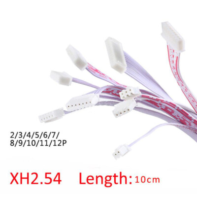 XH2.54 Single/Double Head Conector Wire Cable 10cm 2/3/4/5/6/7/8P/9P/10P/11P/12P
