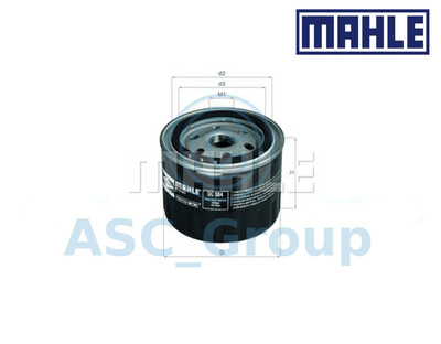 Echter MAHLE Ersatz Schraub-Ölfilter OC 384 OC384
