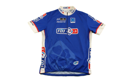 Maillot vélo vintage b'Twin Française des jeux Lapierre