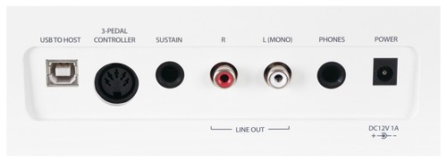 Piano compacto digital de 88 teclas Stage Set Layer Split Twinova Stagepiano blanco - Imagen 8 de 12