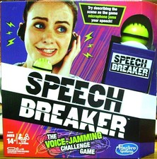 Hasbro Gaming Speech Breaker Game Voice Jamming Challenge Microphone Headset