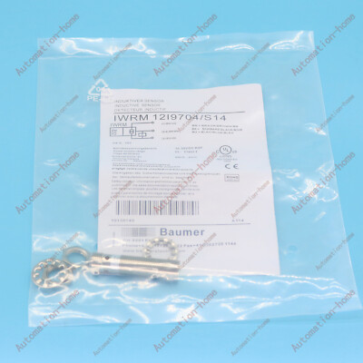 BAUMER ELECTRIC SENSOR W/ CURRENT OUTPUT IWRM 12I9704/S14 NEW IWRM12I9704S14