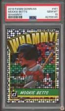 2019 PANINI DONRUSS WHAMMY! MOOKIE BETTS PSA 10 POP 25 (145)