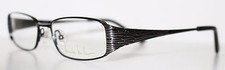NICOLE MILLER BAYARD C01 MATTE BLACK Designer Optical Eyeglass Frame Women