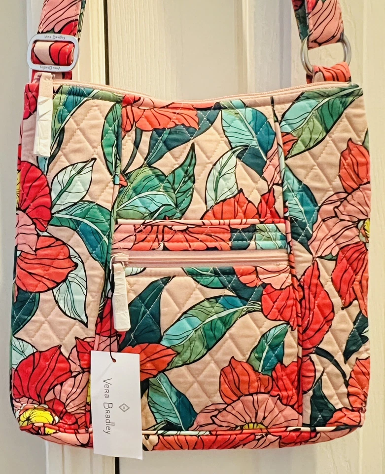 Vera Bradley Signature Print Hipster Crossbody Vintage Floral Adjustable NWT - Image 4 of 4