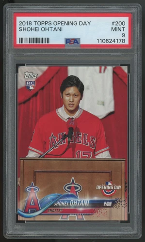 2018 Topps Opening Day Shohei Ohtani RC #200 PSA 9