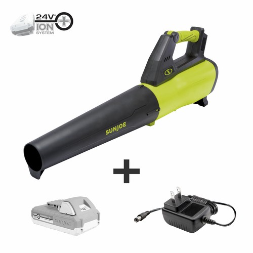Sun Joe 24V-JB-LTE Turbine Cordless Jet Blower | 24-Volt | 2.0-Ah Battery - Picture 3 of 4