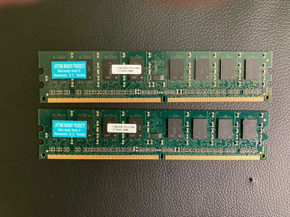 ddr2 2gb desktop 2x1GB - Image 3 of 3
