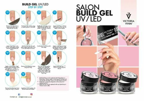 Victoria Vynn UV LED Build Gel Nail BUILDER Clear EXTENSION Tips SPONSORED - Picture 2 of 5