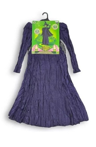 Costume Ufficiale Wicked Movie 2024 Elphaba Deluxe Bambino Ragazze Tg Med (7-8) Strega - Foto 4 di 9