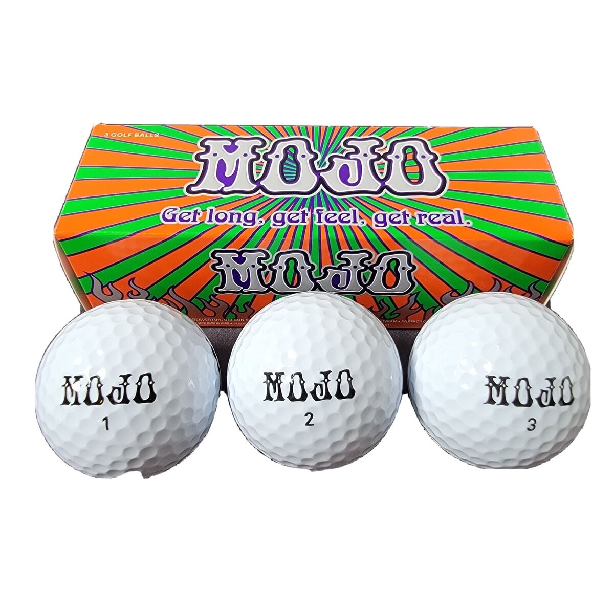 New Nike Mojo Golf Balls 1 Box with No 1,2&3 Balls White New Nike Mojo Golf Balls 1 Box with No 1,2&3 Balls White