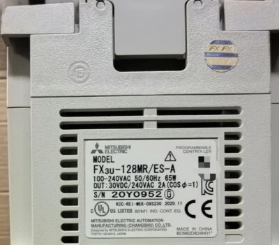 Mitsubishi FX3U-128MR/ES-A PLC One New Expedited Shipping 