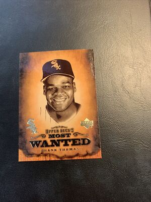 B41d Frank Thomas Mw14 Chicago White Sox most wanted 2000 upper deck￼