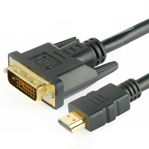 HDMI to DVI 24+1pin Male to Male Cable For PC Computer Laptop DVD HDTV Projector - Picture 12 of 12
