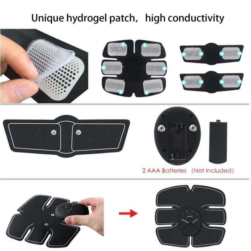 Tondeur Musculaire EMS électrique – Perte De Graisse Bras, 3 Modes, 120 Intensités