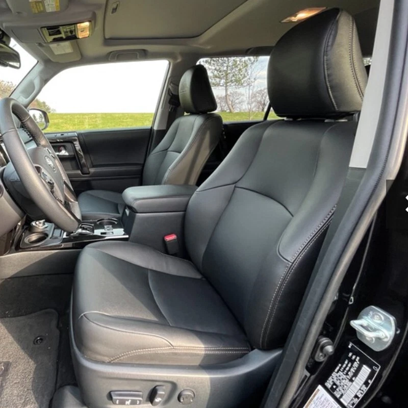 PARA TOYOTA 4RUNNER 2010-2024 MOTOPTES FUNDAS DE ASIENTO DE COCHE PERSONALIZADAS CUERO IMPERMEABLE Foto 3 de 4