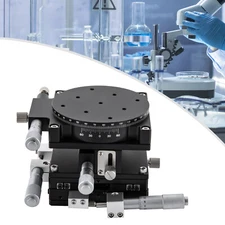 Manual X Y Z R Micrometer Adjust Bearing Table Standard Linear Positioning Stage