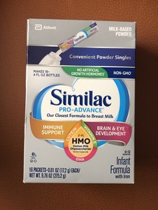 similac pro advance packets