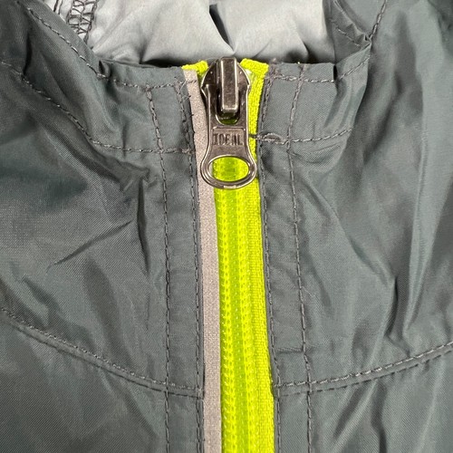 Columbia Jacket Youth Boys Large Gray Long Sleeve Full Zip Hooded Windbreaker - Picture 7 of 11