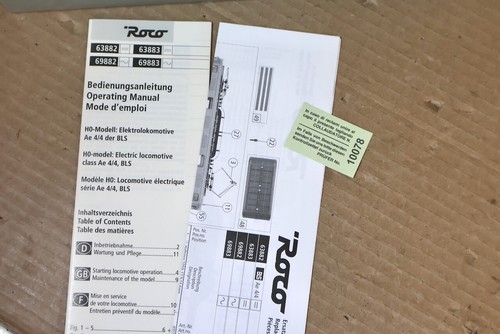 Roco 63883 DCC Bereit SBB Cff BLS AE 4/4 E-Lok Elektrisch Lokomotive 252 Ol - Bild 10 von 11