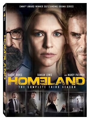 Homeland: The Complete Third Season  12 Episodes (4-Disc, DVD, 2013)