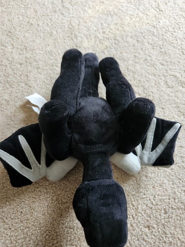 Dragon Plush Toy BLACK CARTOON DRAGON TOY PLUSH from SPIN MASTER- 11.5" LONG - Picture 6 of 6
