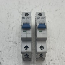 (Qty. 2) ALLEN BRADLEY 1492-SPM1D020 SERIES D, CIRCUIT BREAKER, 2A
