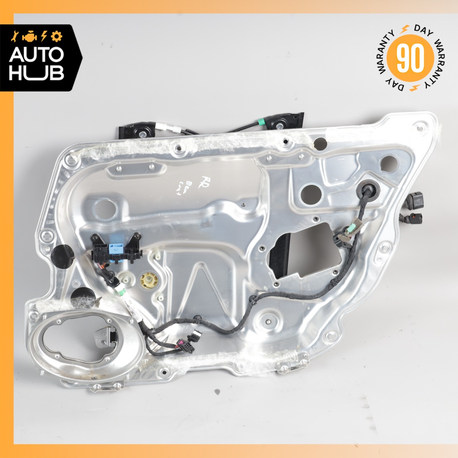 06-13 Bentley Continental Flying Spur Rear Right Door Window Regulator OEM